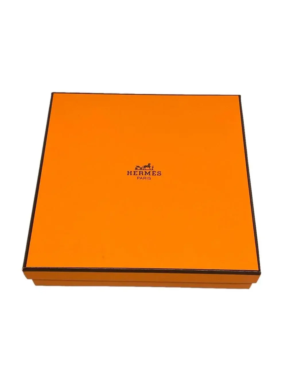 Hermes Orange Dark Brown Gold Taurillon #298144H80B